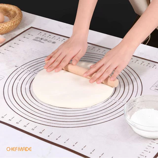 chefmade แผ่นซิลิโคนรองนวด รองอบ Silicone non-slip dough rolling and baking mat