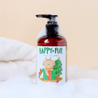 [ส่งด่วน 1 ชม.ในกทม. ติดตามลดเพิ่ม 5%][อ่อนโยน ไม่มีน้ำหอม ลดขนร่วง] Happy Fur - Fragrance free 250ml