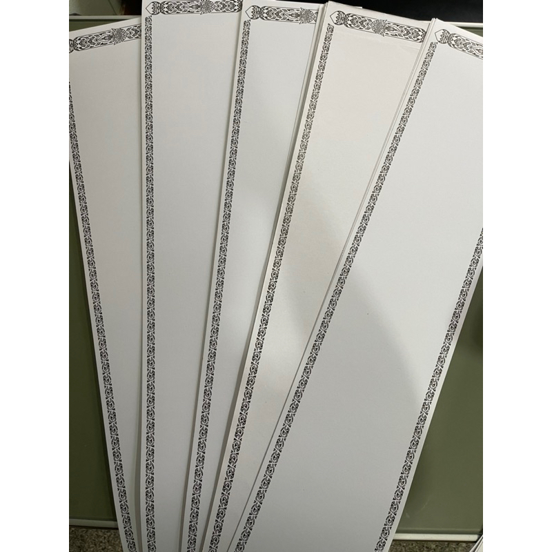 กระดาษหรีด ป้ายพวงหรีด ป้ายติดหน้าพวงหรีด กระดาษเขียนหรีด - รูปที่ 2