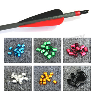 12pcs 6 Colours  Arrow Ring Arrow Accessory Sets for 7.6mm Out-Diameter Shaft Arrow Ring