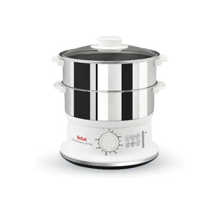 หม้อนึ่งไฟฟ้าสแตนเลส tefal รุ่น vc145130 สีขาว