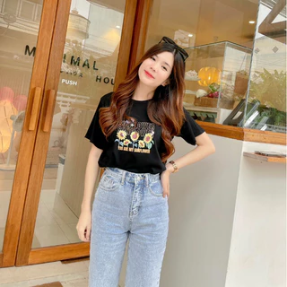 Jarikashop - เสื้อยืดลาย ผีเสื้อ ( งานป้าย.. Jarika ) ( จ98 )