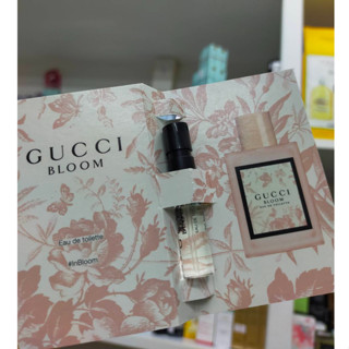 ชมพู นม ของแท้ 100% GUCCI Bloom Eau de Toilette 1.5ml กลิ่นหอม ใหม่ 2022 น้ำหอม ตระกูล Classic Bloom มอบความสดใส เบาบาง