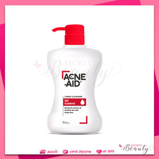 Acneaid liquid cleanser 500ml  Acne-aid แอคเน่เอด โฟมทำความสะอาดผิวหน้า อายุยาว