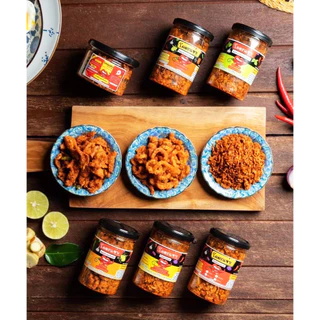 ✅ น้ำพริกหมูกระจก น้ำพริกหนังไก่กรอบโคตรแซ่บขนาด 100g ไม่ใส่วัตถุกันเสีย ไม่อมน้ำมัน กรอบนาน น้ำพริกกากหมู กากหมูแน่นๆ ✅