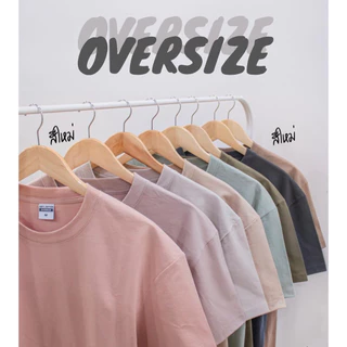 เสื้อแขนสั้น OVERSIZE 8 สี มินิมอล เสื้อยืดตัวใหญ่ ที่ใครใส่ก็ลงตัว 👦🏻👩🏻