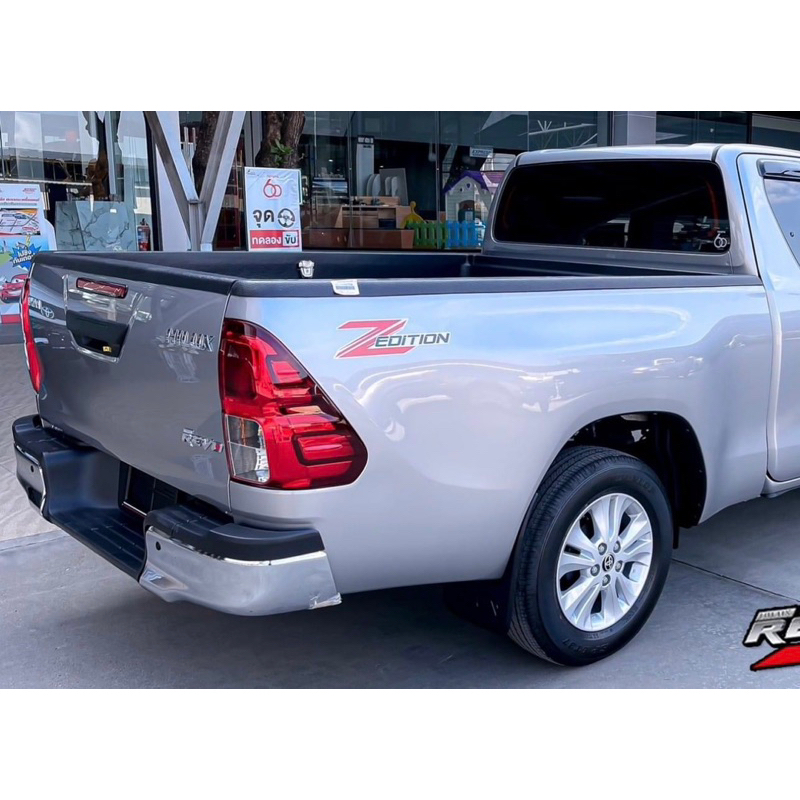 สติกเกอร์ Z EDITION ติดข้างกระบะ1คู่ สะท้อนแสง (2ข้าง ซ้าย-ขวา)สีแดง-ดำพื้นบอนซ์เทา - รูปที่ 4