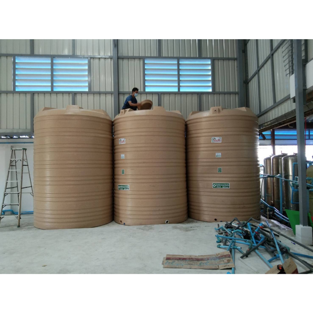 ถังน้ำลายแกรนิต 10000 ลิตร ยี่ห้อ Safe กันยูวีกันตะไคร่น้ำ แท้งน้ำ มอก.816-2556 รับประกัน 15 ปี ส่งฟ
