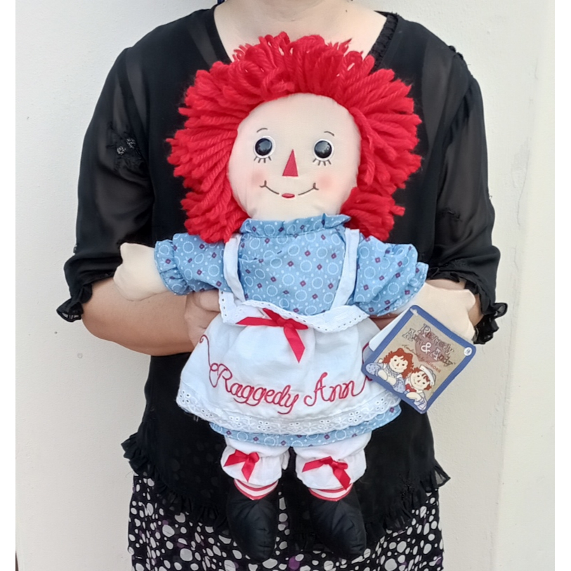 ตุ๊กตาแอนนาเบล ป้ายห้อย รุ่นพิเศษ 100th Anniversary Raggedy Ann & Andy Handmade by AURORA ขนาด 18 นิ