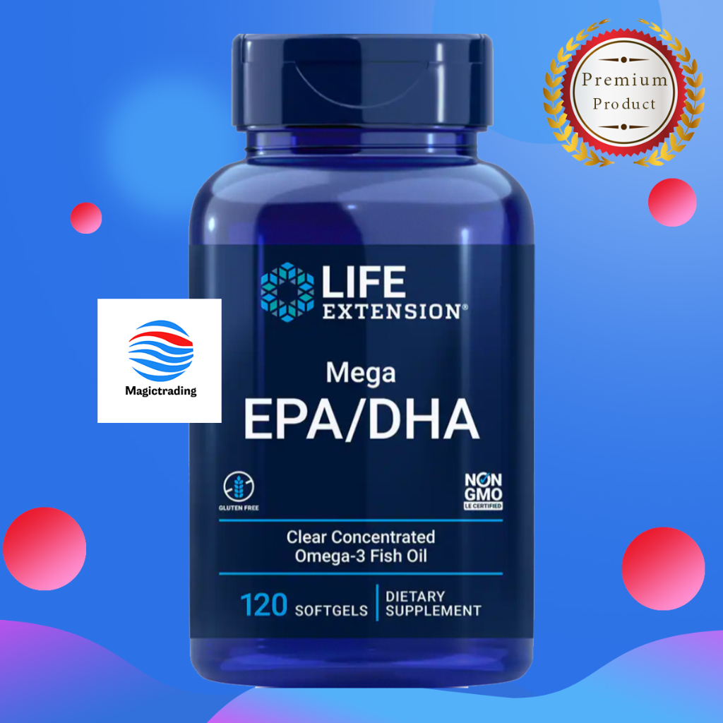Life Extension Mega EPA/DHA / 120 Softgels