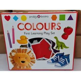 Colours first learning play set - puzzle เหมาะสำหรับ 2 ขวบ+  Board book กระดาษแข็งทุกหน้า