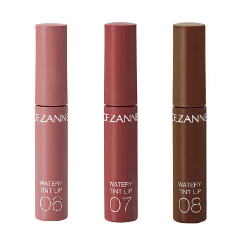 (ของแท้🇯🇵ส่งไวจริง🔥) Cezanne Watery Tint Lip  ลิปทินท์ผสมออยล์ ให้เติมแต่งริมฝีปากด้วยความชุ่มชื้น ริมฝีปากฉ่ำวาว