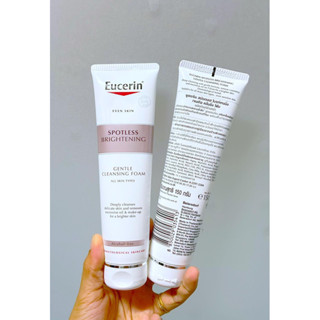 Eucerin Spotless Brightening Gentle Cleansing Foam โฟมล้างหน้า สูตรหน้าใส ไร้ฝ้า กระ จุดด่างดำ