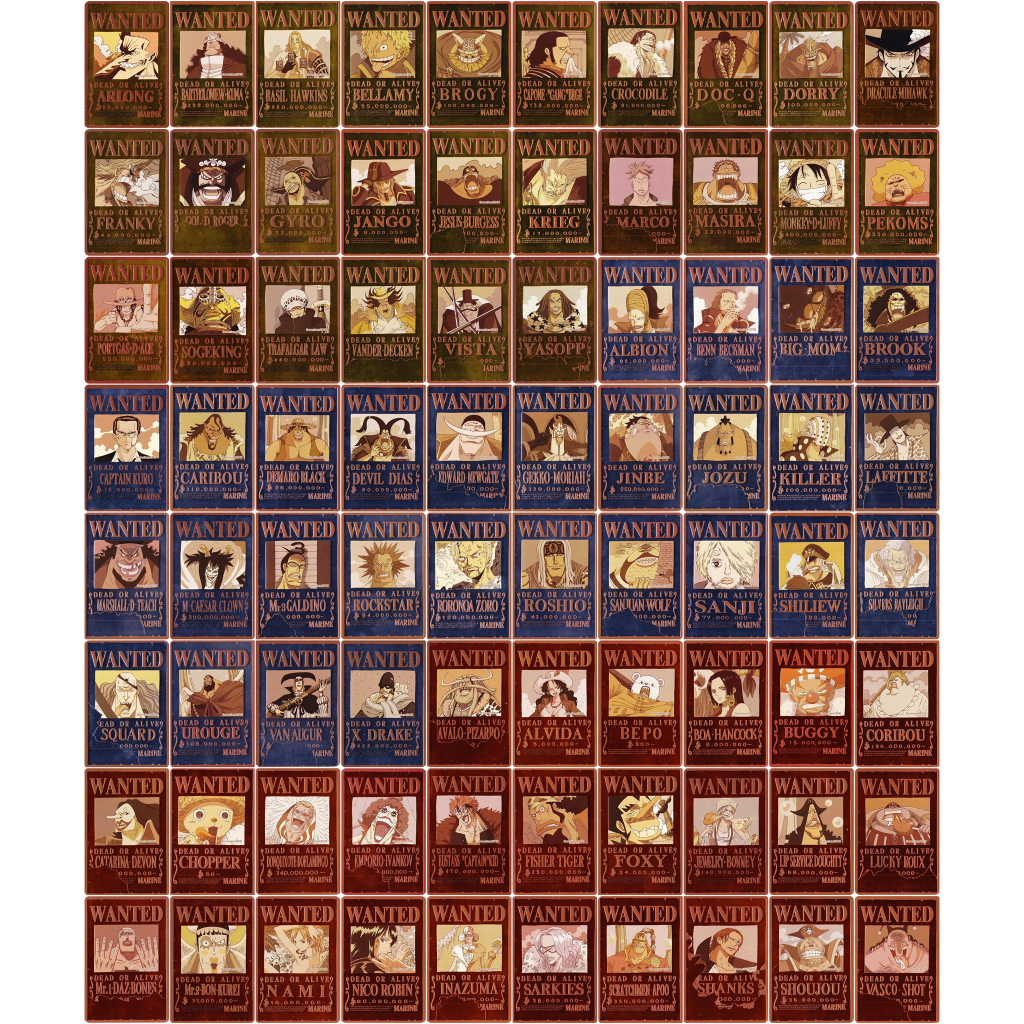 ลิขสิทธิ์แท้+พร้อมส่ง ⭐️ การ์ดสะสม วันพีช ไอศกรีมวอลล์ การ์ดค่าหัววันพีช ใบประกาศจับ ⭐️ - รูปที่ 2