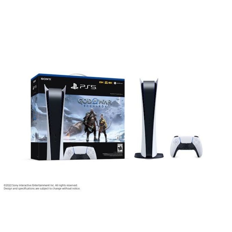 ล็อต24/2/66 ล่าสุด PlayStation 5 Digital Edition (TH) – God of War Ragnarök Bundle (TH)