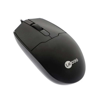 USB MOUSE LECOO (MS101) BLACK BY LENOVO(By Shopee  SuperTphone1234)