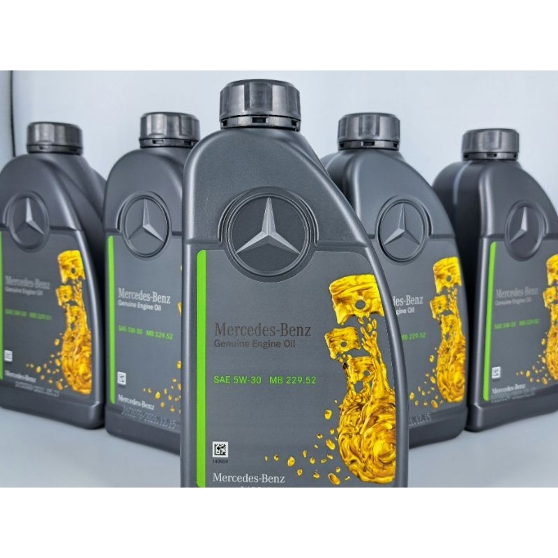 น้ำมันเครื่อง แท้ 100% Mercedes Benz   ขนาด 1 ลิตร เกรด SAE 5W-30 MB 229.52