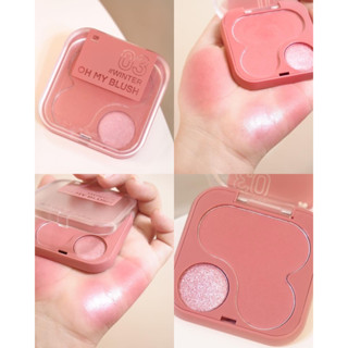 บลัชออนไร้ฝุ่น 2P Original Oh My Blush 4.3g #03 Winter.