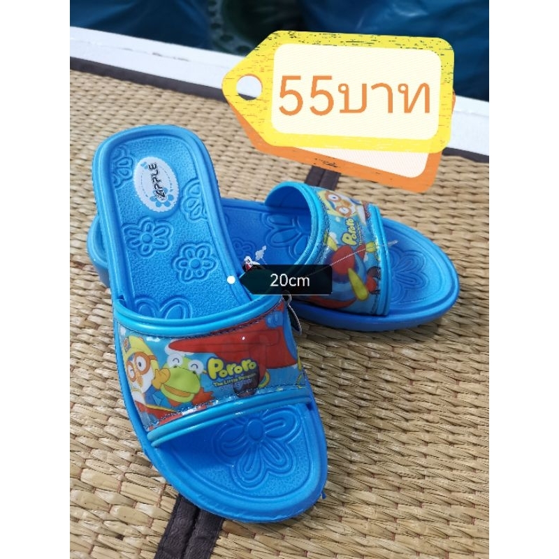 รองเท้าแตะ​ 20cm.​ สีน้ำเงิน