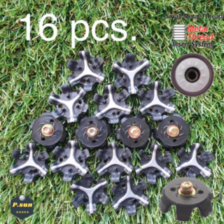 ปุ่มรองเท้ากอล์ฟเกลียวเหล็ก 16/20 pcs/ตัวขัน spikes cleats golf small metal thread insert system.