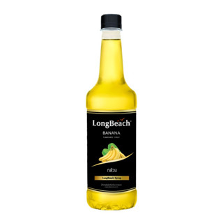 LongBeach Japanese Banana Syrup ลองบีชไซรัปกล้วย 740ml.