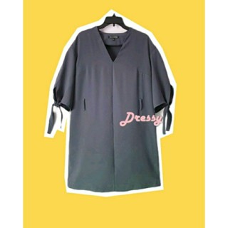 Tie Sleeve Shift Dress