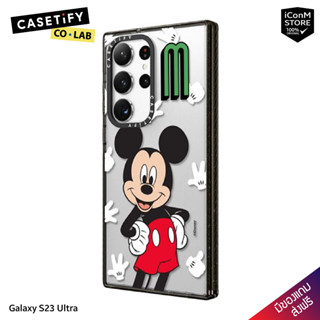 [พร้อมส่ง] CASETiFY - Mickey Case (Clear-Black) - Galaxy S23 Ultra [สินค้าแท้100% ผ่อน0% ส่งฟรี มีของแถม]