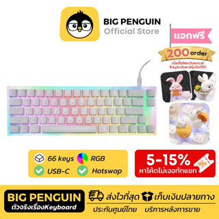 Womier K66 hotswap คีย์บอร์ด พร้อมส่ง Mechanical Keyboard