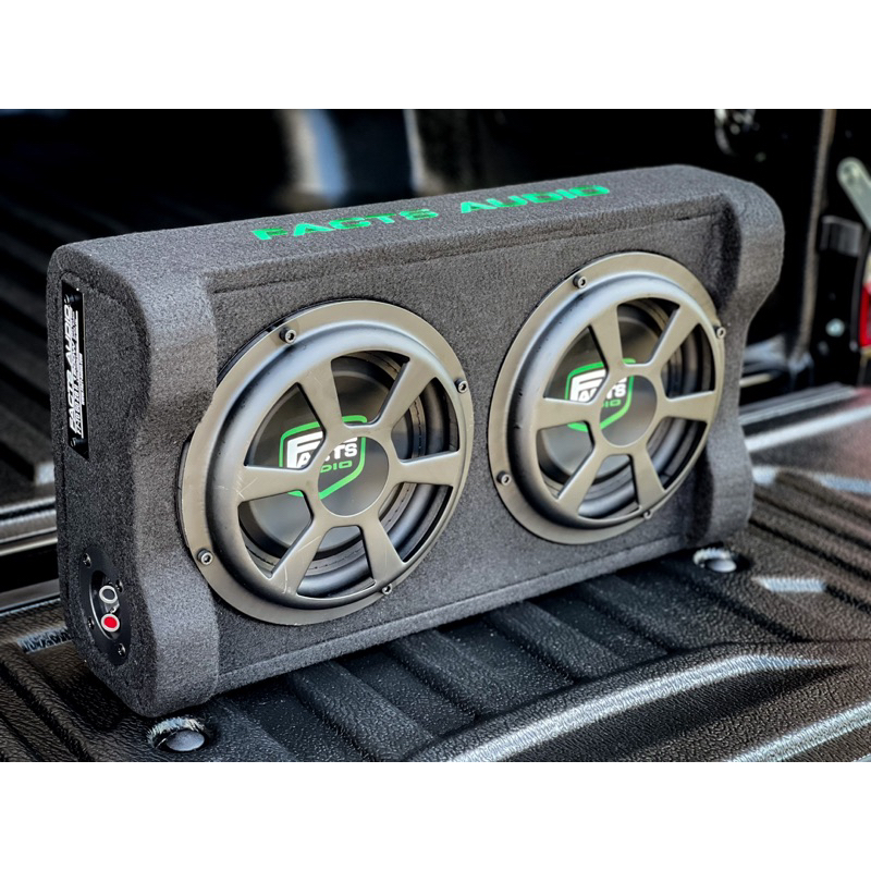 🔥🔥HOTสุดๆ ใหม่ล่าสุด🔥🔥 ตู้ซับสำเร็จรูป FACTS AUDIO ขนาด 8นิ้ว 2ดอก @ 4ohm 250W. F7-TO GO Z8 II #เสีย