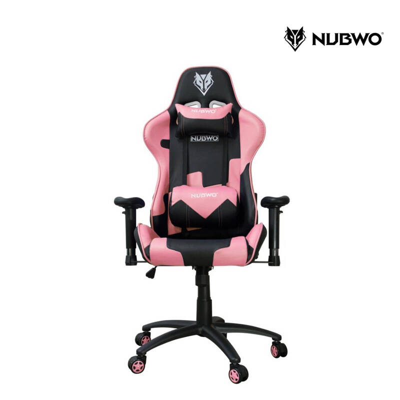 Nubwo CH-011 Emperor Series Gaming Chair เก้าอี้เกมมิ่ง CASTER EDITION - Black/Pink (สีอื่นกรุณาติดต่อเจ้าหน้าที่)