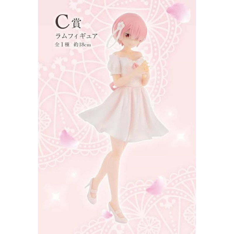 Re:zero ichiban kuji Ram รางวัลC ของแท้