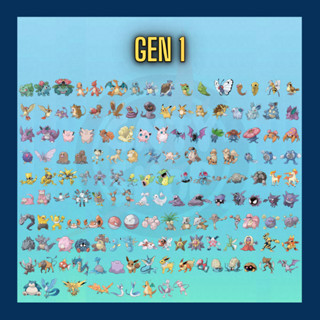 Pokemon GEN 1- GEN 9