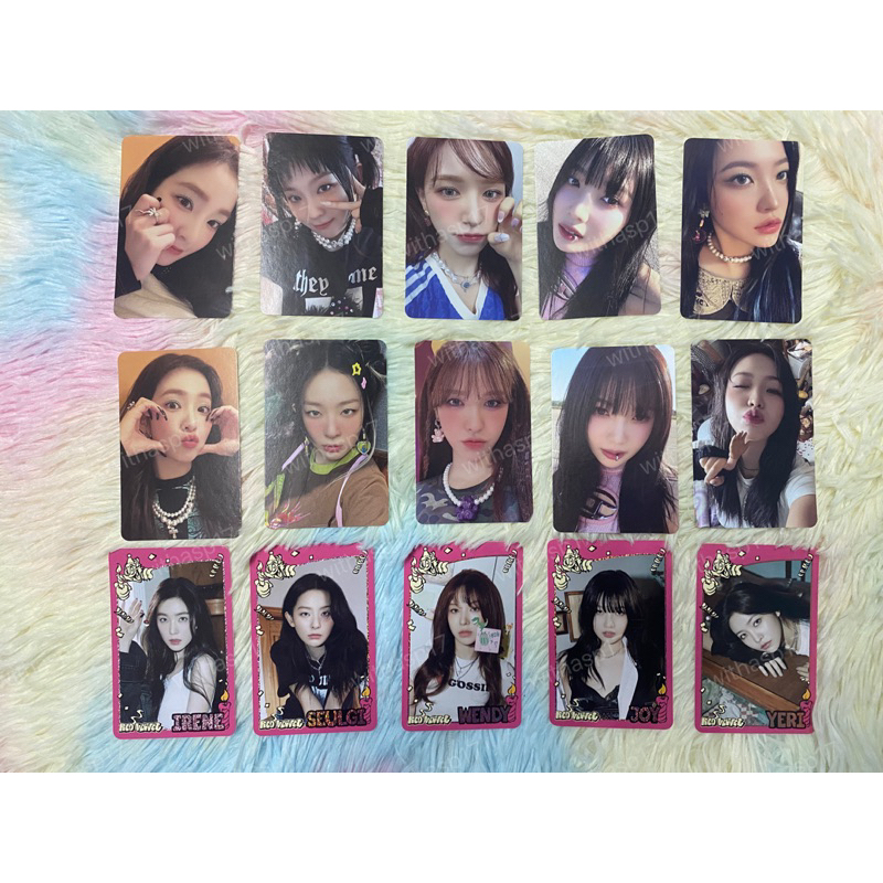 [พร้อมส่ง] การ์ด Red Velvet ‘The ReVe Festival 2022-Birthday’ Album MD - TRADING CARD SET Irene Seulgi Wendy Joy Yeri