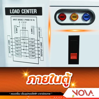 ตู้โหลดเซ็นเตอร์ 3 เฟส (...ครบชุด...) เมนท์+ลูกย่อย 3P Load Center ยี่ห้อช้าง CHANG 12,18,24,30 ช่อง