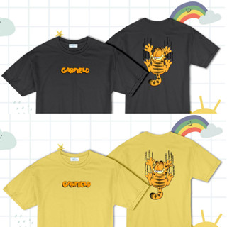 เสื้อยืดเด็กลาย Garfield (ผ้าCotton+Poly ผ้านุ่ม ถนอมผิวใส่สบาย )