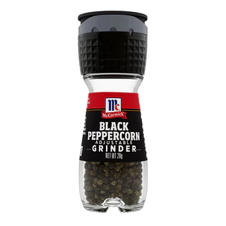 McCormick Black Peppercorn Grinder แม็คคอร์มิค พริกไทยดำ แบบขวดฝาบด 28 กรัม