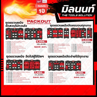 Milwaukee PACKOUT ชุดโปรโมชั่นจัดเต็ม