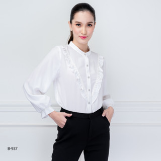 AMILA Blouse AM-B937 Cotton เชิตติ้ง แขนยาว IGPU22-8