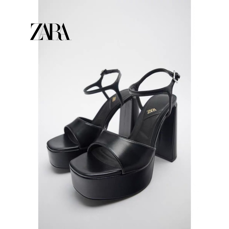 STOCKพร้อมส่ง(37)ZARAของเเท้จากShopนอก รองเท้าส้นสูง 5”