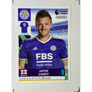 สติ๊กเกอร์สะสม Evans Vardy Daka PML football 2022 ของสะสมทีมฟุตบอล