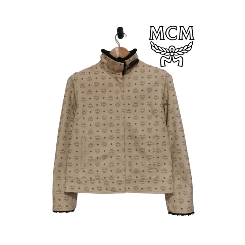 ❌xายแล้วค่ะ❌Vintage MCM Monogram Sherpa Jacket