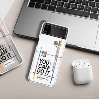 เคสใสบาร์โค้ด You can do it. รุ่น samsung เคสมือถือซัมซุง)