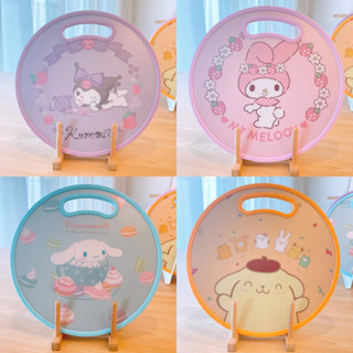 พร้อมส่ง💕 เขียงพลาสติกวงกลม Sanrio เขียงอเนกประสงค์ ลายการ์ตูน เขียงคิตตี้ เมโลดี้ ซานริโอ้ | Bluerubystore