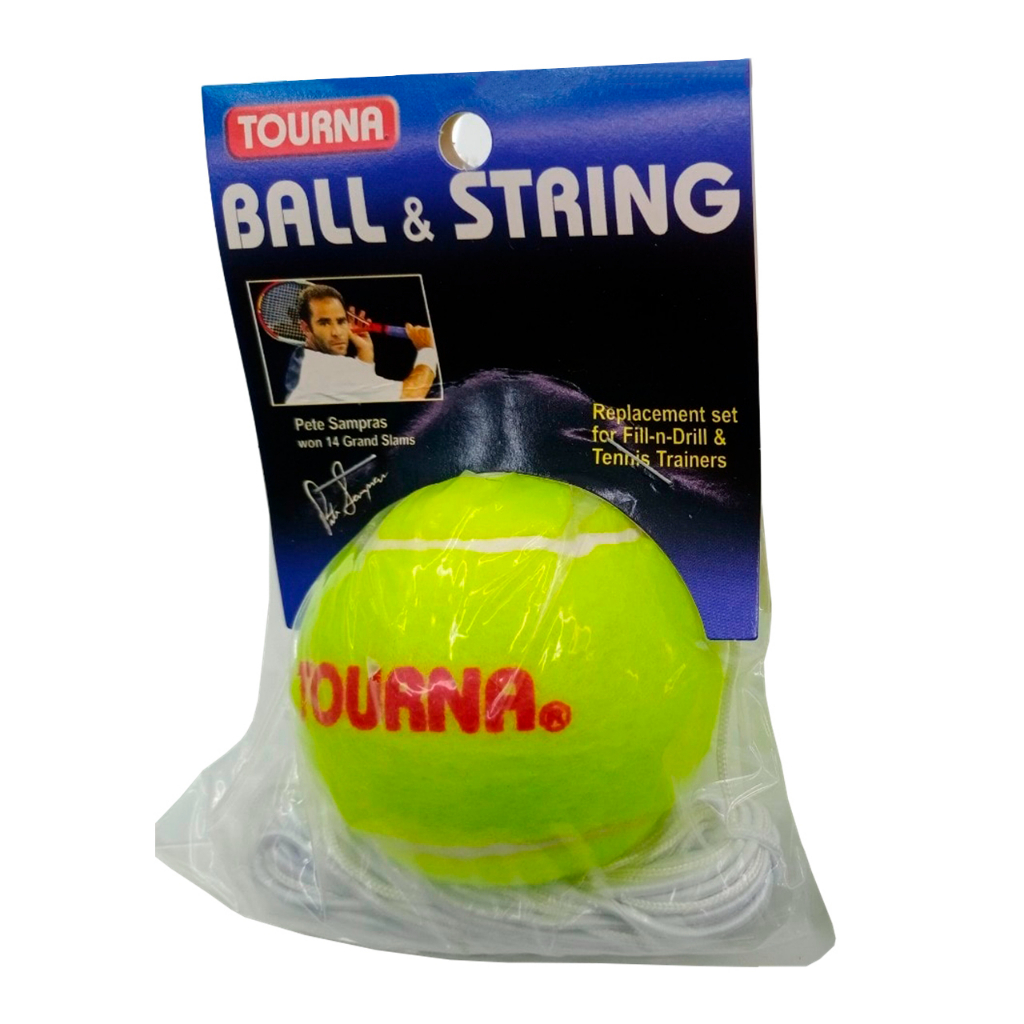 Tourna ลูกเทนนิสสำหรับฝึกซ้อม Ball & String Replacement Tennis Trainers | Green ( 078914001529 , TT-BS )