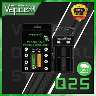 Vapcell Official Store( แท้ 100% รางชาร์จ ) รุ่นใหม่ Vapcell Q2S ใช้ได้กับแบ็ตเตอรี่ 18650 / 14500 / /21700 และอีกหลายๆร