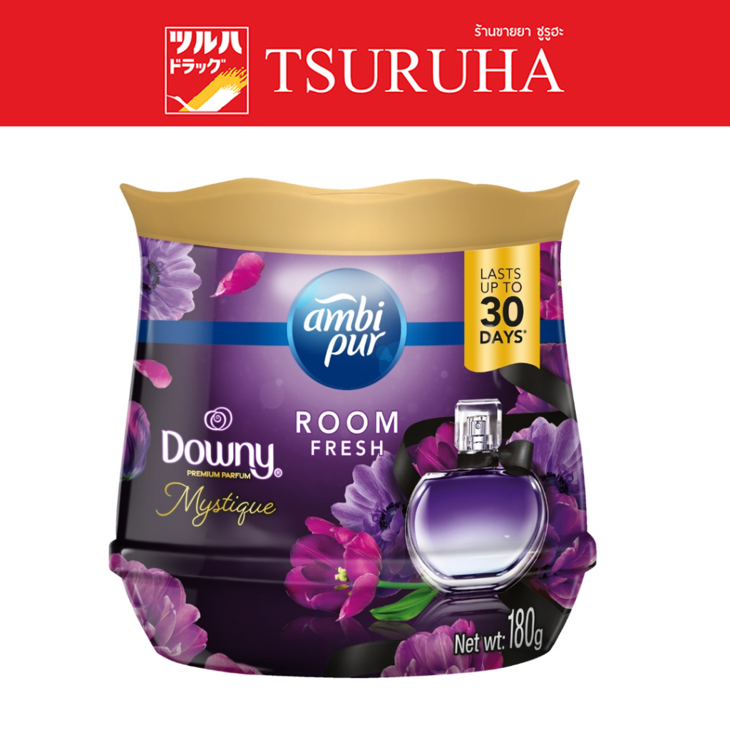 แอมบิเพอร์ เจลเฟรช กลิ่นดาวน์นี่มิสทีค 180 มล./Ambipur Room Fresh Gel Downy Mystique Premium Parfum 180 g