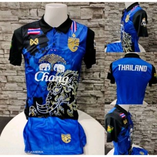 ชุดกีฬา ฟุตบอล พิมพ์ลายช้ายกนกไทย Limited เสื้อ+เกง มีถึง3XL