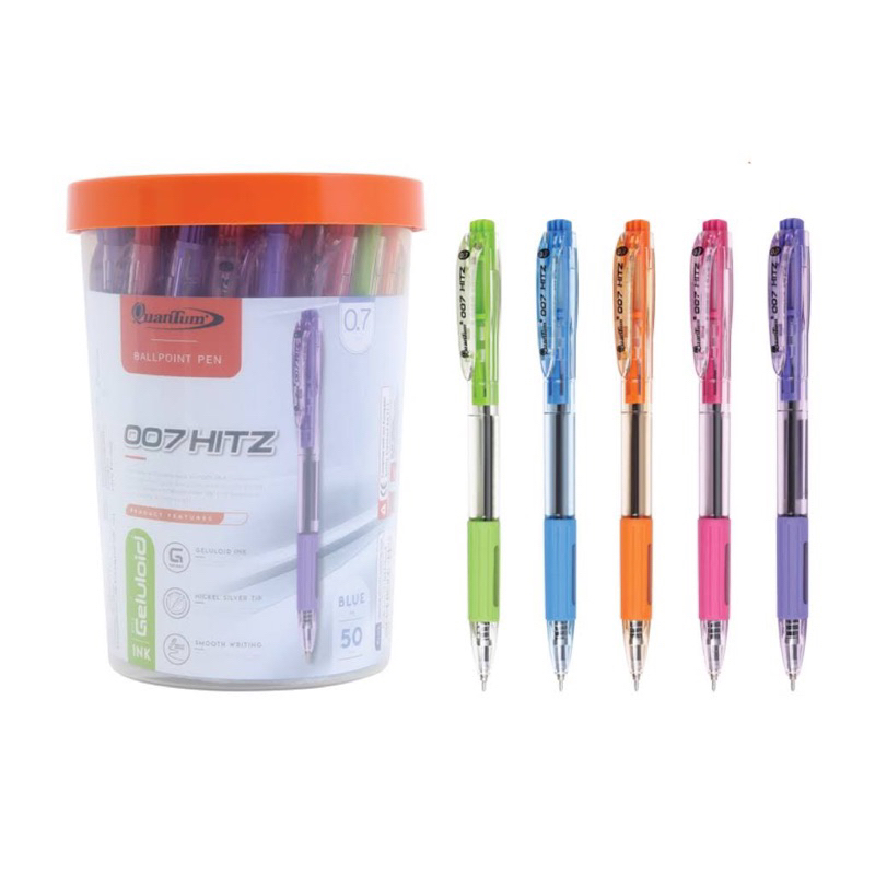 ปากกาQuantum 007 HITZ หมึกน้ำเงิน