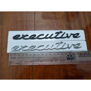 โลโก้ตัวอักษร เอ็กซ์คูทีฟ ติด ปอร์เช่ พอร์ช พานาเมร่า ขนาด 18.3 * 2 cm Executive Panamera Porsche 4 letter logo for side