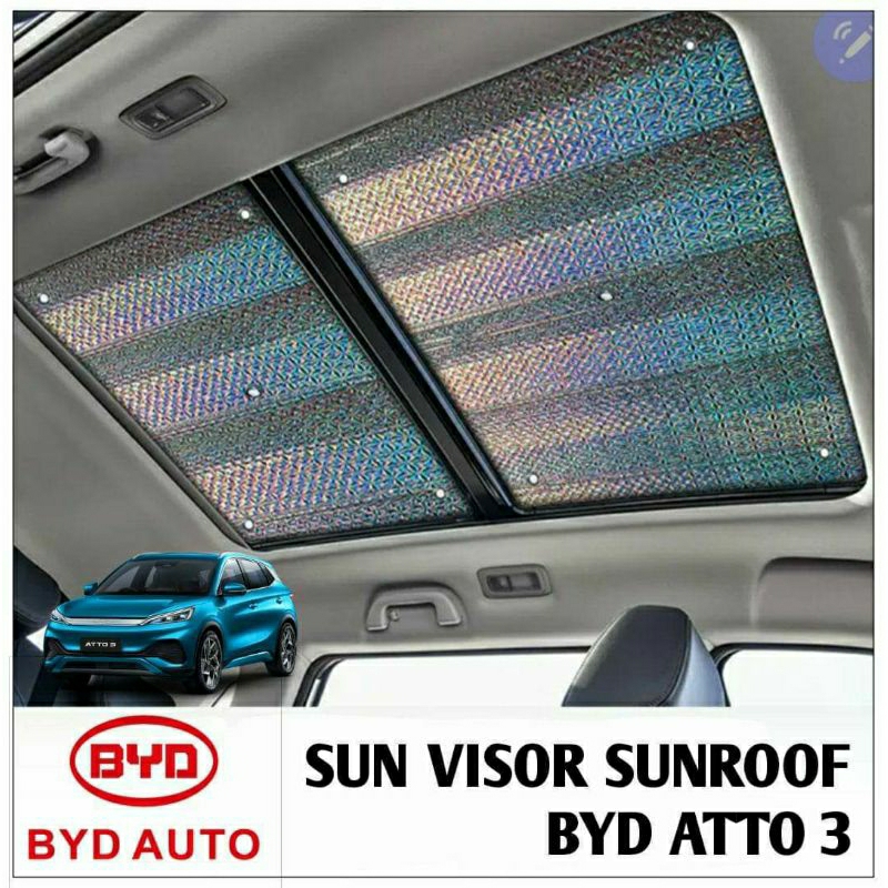 ร้านต้นแบบ บังแดดซันรูฟ BYD ATTO 3 มีให้เลือก 3 แบบ